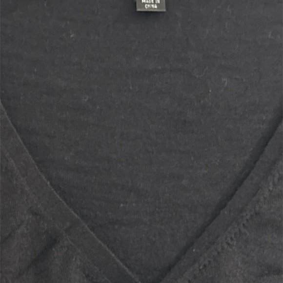 LAFAYETTE 148 NEW YORK Wool button Cropped Cardigan Black Size XL - Picture 5 of 7
